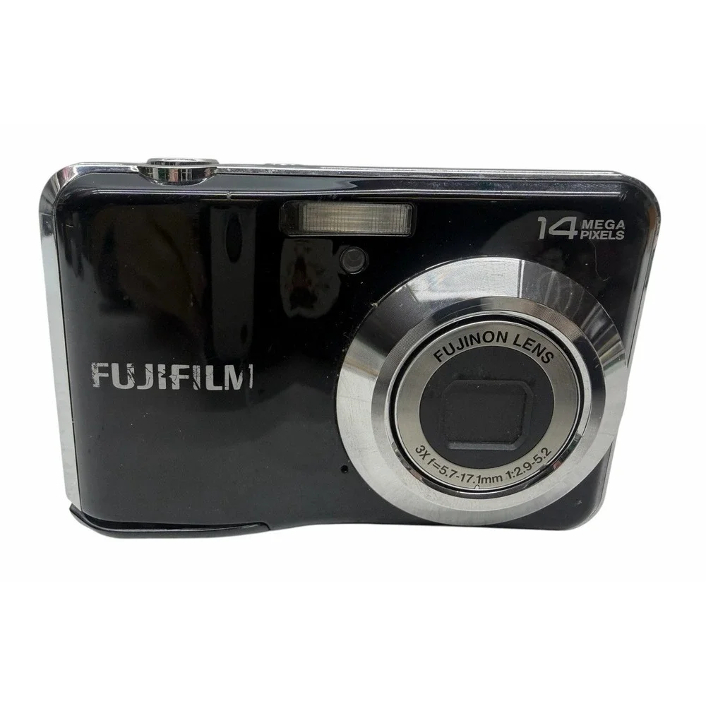 Fujifilm FinePix AV200 14MP Digital Camera 3X Zoom Tested Works + SD Card